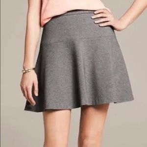 Banana Republic Wool Fit and Flare Grey Skirt/ 0